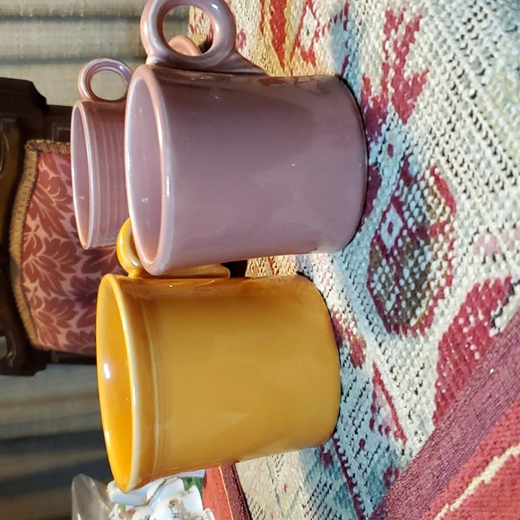 💥SOLD💥Original Rose Tea Cup&Saucer,Tom&Jerry's Mug Fiestaware - Picture 8 of 10